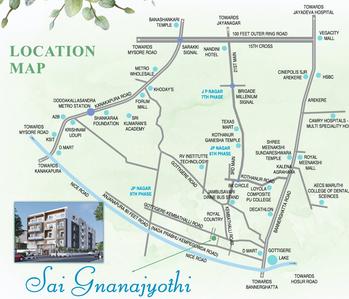 Project Image of 1150.0 - 1525.0 Sq.ft 2 BHK Apartment for buy in Sai Gnanajyothi