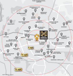 Project Image of 827.75 - 1026.34 Sq.ft 2.5 BHK Apartment for buy in Mantra Mirari Phase 1