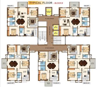 Project Image of 1140.0 - 1645.0 Sq.ft 2 BHK Apartment for buy in Sri Fortune Heights