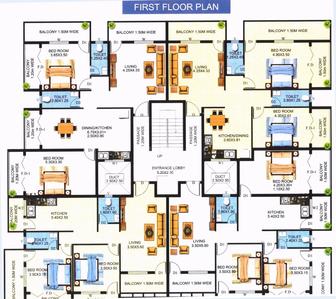 Project Image of 764.0 - 1303.0 Sq.ft 2 BHK Apartment for buy in R And A Adityas Pride