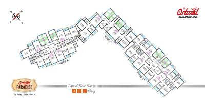 Project Image of 403.0 - 631.41 Sq.ft 1 BHK Apartment for buy in Ostwal Paradise Phase 2