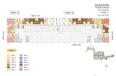 Project Image of 823.0 - 1996.0 Sq.ft 2 BHK Apartment for buy in Elevate At Godrej Se7en