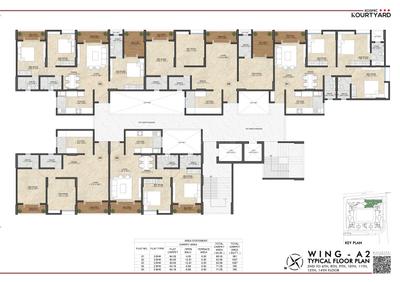 Project Image of 740.0 - 946.0 Sq.ft 2 BHK Apartment for buy in Kosmic Kourtyard Phase 2