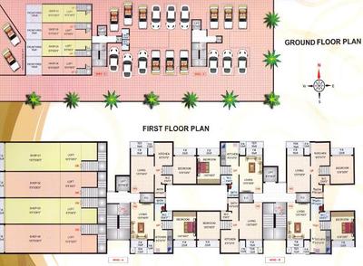 Project Image of 575.0 - 910.0 Sq.ft 1 BHK Apartment for buy in Mega Suncity Reva