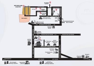 Project Image of 1511.0 - 1735.0 Sq.ft 3 BHK Villa for buy in MP Dollars County