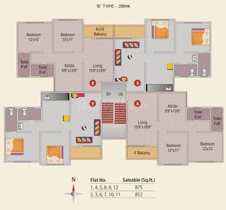 Project Image of 614.0 - 1356.0 Sq.ft 1 BHK Apartment for buy in Namrata Little Hearts