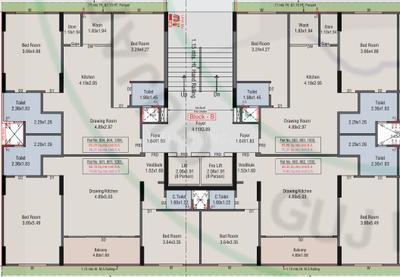 Project Image of 805.79 - 821.39 Sq.ft 2 BHK Apartment for buy in Shree Hari Sunsetu Sky