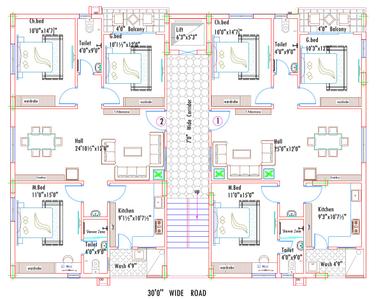 Project Image of 1050.0 - 1930.0 Sq.ft 2 BHK Apartment for buy in Jaswitha Cyber Ridge