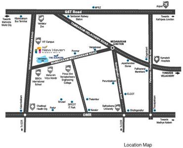 Project Image of 1477.0 - 1662.0 Sq.ft 3 BHK Apartment for buy in S And P New Haven Ribbon Walk
