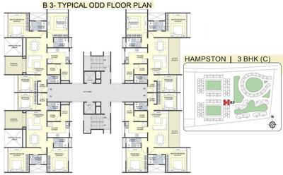 Sanklecha The Metrozone Hampston B3 Images for Cluster Plan of Sanklecha The Metrozone Hampston B3 1