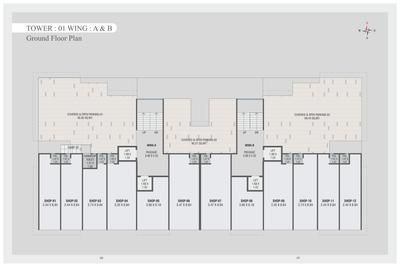 Project Image of 628.72 - 818.49 Sq.ft 2 BHK Apartment for buy in BKB Radhe Shyam Resi Com