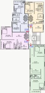 Project Image of 637.0 - 1149.0 Sq.ft 2 BHK Apartment for buy in Tirupati Enclave