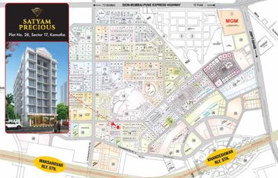 Project Image of 274.91 - 535.18 Sq.ft 1 BHK Apartment for buy in Satyam Precious