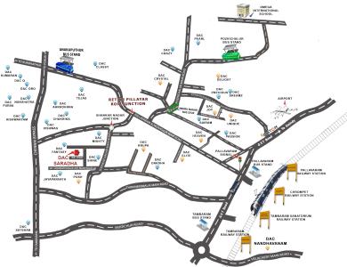 Project Image of 801.0 - 932.0 Sq.ft 2 BHK Apartment for buy in DAC Saradha