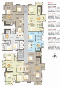 Project Image of 825.0 - 1620.0 Sq.ft 1 BHK Apartment for buy in Kavita Signature Tower