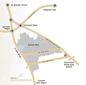 Project Image of 645.83 - 1901.66 Sq.ft 1 BHK Apartment for buy in Aarti Ashoka Palm Meadows II