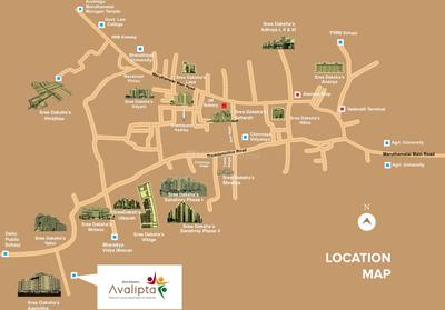 Project Image of 1240.0 - 1443.0 Sq.ft 3 BHK Apartment for buy in Sree Daksha Avalipta