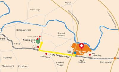 Project Image of 680.28 - 1070.9 Sq.ft 2 BHK Apartment for buy in Riverview Falcon Towers At Riverview City