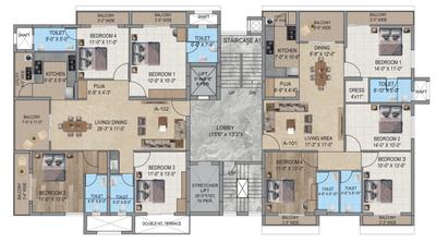 Project Image of 573.0 - 2273.0 Sq.ft 1 BHK Apartment for buy in Akshat Utopian Heights