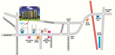 Project Image of 195.0 - 600.0 Sq.ft 1 RK Apartment for buy in Skyway Hare Krishna Dham