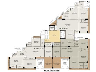 Project Image of 1275.95 - 1433.54 Sq.ft 4 BHK Apartment for buy in Manu Smruti