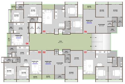 Project Image of 1395.0 - 1935.0 Sq.ft 2 BHK Apartment for buy in Shubham Greens