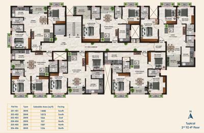 Project Image of 548.83 - 778.11 Sq.ft 2 BHK Apartment for buy in S Spyka Cygnus
