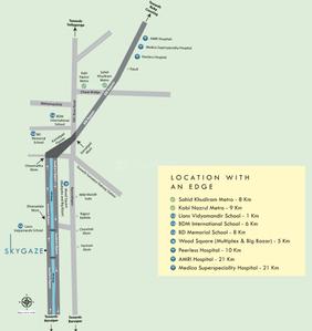 Project Image of 688.0 - 816.0 Sq.ft 2 BHK Apartment for buy in Merlin Skygaze