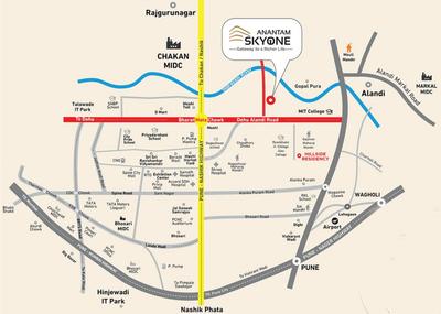 Project Image of 611.71 - 825.48 Sq.ft 2 BHK Apartment for buy in Rajshree Skyone