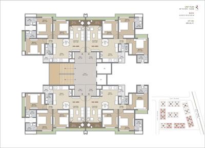 Project Image of 1815.0 - 2211.0 Sq.ft 3 BHK Apartment for buy in Rameshwar City