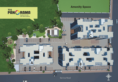 Project Image of 502.03 - 642.0 Sq.ft 2 BHK Apartment for buy in TCG Panorama Building A Phase III