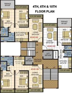 Project Image of 683.0 - 900.0 Sq.ft 1 BHK Apartment for buy in Phoenix Avenue