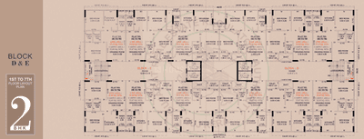 Project Image of 560.69 - 580.71 Sq.ft 2 BHK Apartment for buy in Nilkanth Hill