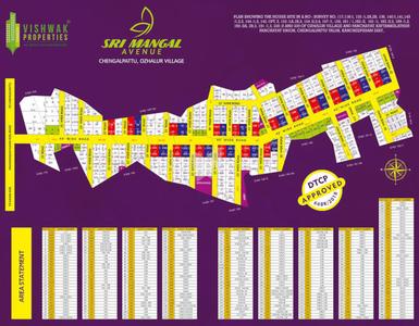Vishwak Sri Mangal Avenue Layout Plan 1