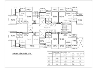 Project Image of 459.0 - 846.0 Sq.ft 1 BHK Apartment for buy in Tharwani Realty Ariana Phase III
