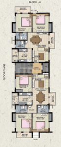 Project Image of 773.0 - 899.0 Sq.ft 2 BHK Apartment for buy in Navins Skanda