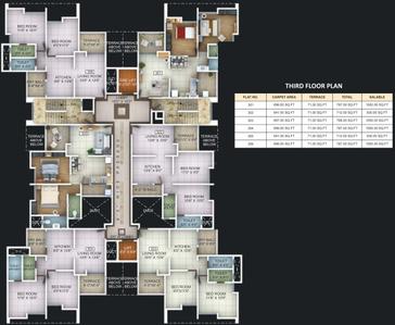 Project Image of 398.0 - 673.0 Sq.ft 1.5 BHK Apartment for buy in Three S Shaurya Residence