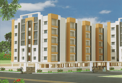 VijaySurya Venkat Sai Gardens City Elevation 1