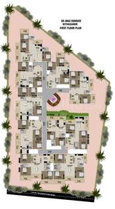 Project Image of 1105.0 - 1940.0 Sq.ft 2 BHK Apartment for buy in DS DSMAX SUNRISE