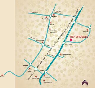 Project Image of 1234.0 - 1657.0 Sq.ft 2 BHK Apartment for buy in Surekha The Emerald