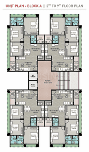 Project Image of 763.7 - 852.07 Sq.ft 2 BHK Apartment for buy in Madhav Skyline
