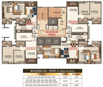 Project Image of 780.38 - 1114.06 Sq.ft 2 BHK Apartment for buy in Kumar Parc Residences A2