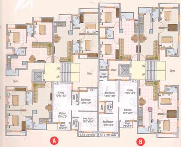 Project Image of 481.36 - 519.47 Sq.ft 2 BHK Apartment for buy in Shree Heights