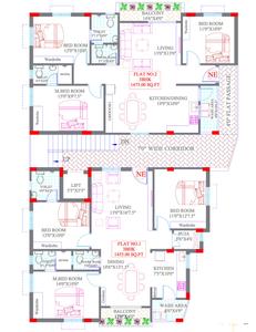 Project Image of 1233.01 - 1467.98 Sq.ft 2 BHK Apartment for buy in Vajra Sree Nirmala Enclave Block B