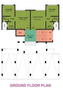 Project Image of 220.0 - 308.0 Sq.ft 1 RK Apartment for buy in Gold Golden Astha
