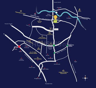 Project Image of 371.0 - 553.0 Sq.ft 1 BHK Apartment for buy in Ellora Nakshatra I Land 1
