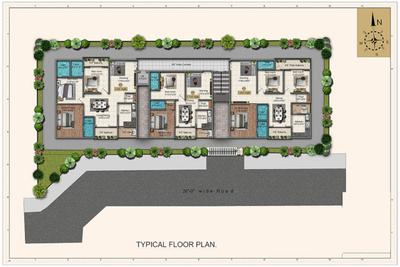 Project Image of 528.08 - 1064.01 Sq.ft 2 BHK Apartment for buy in Aadya Medha Castle