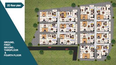 Project Image of 1107.0 - 1575.0 Sq.ft 2 BHK Apartment for buy in Trishul Happy Homes Varenya