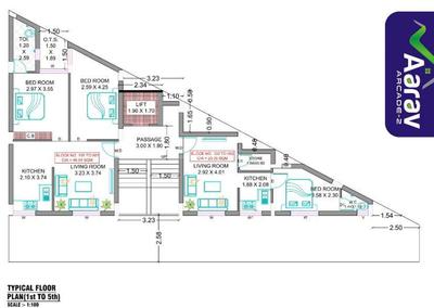 Project Image of 272.87 - 484.48 Sq.ft 1 BHK Apartment for buy in Aarav Arcade 2