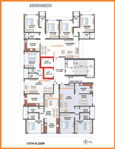 Project Image of 494.92 - 1313.95 Sq.ft 1 BHK Apartment for buy in Multi Ashwamedh Heights